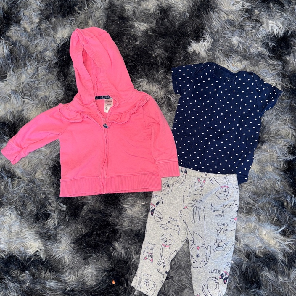 Carter's Pink Zip-Up Hoodie